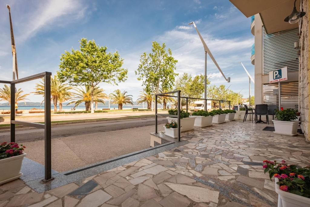 Balkón nebo terasa v ubytování Hotel Il Gabbiano