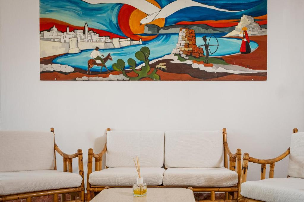 Posezení v ubytování Hotel Il Gabbiano