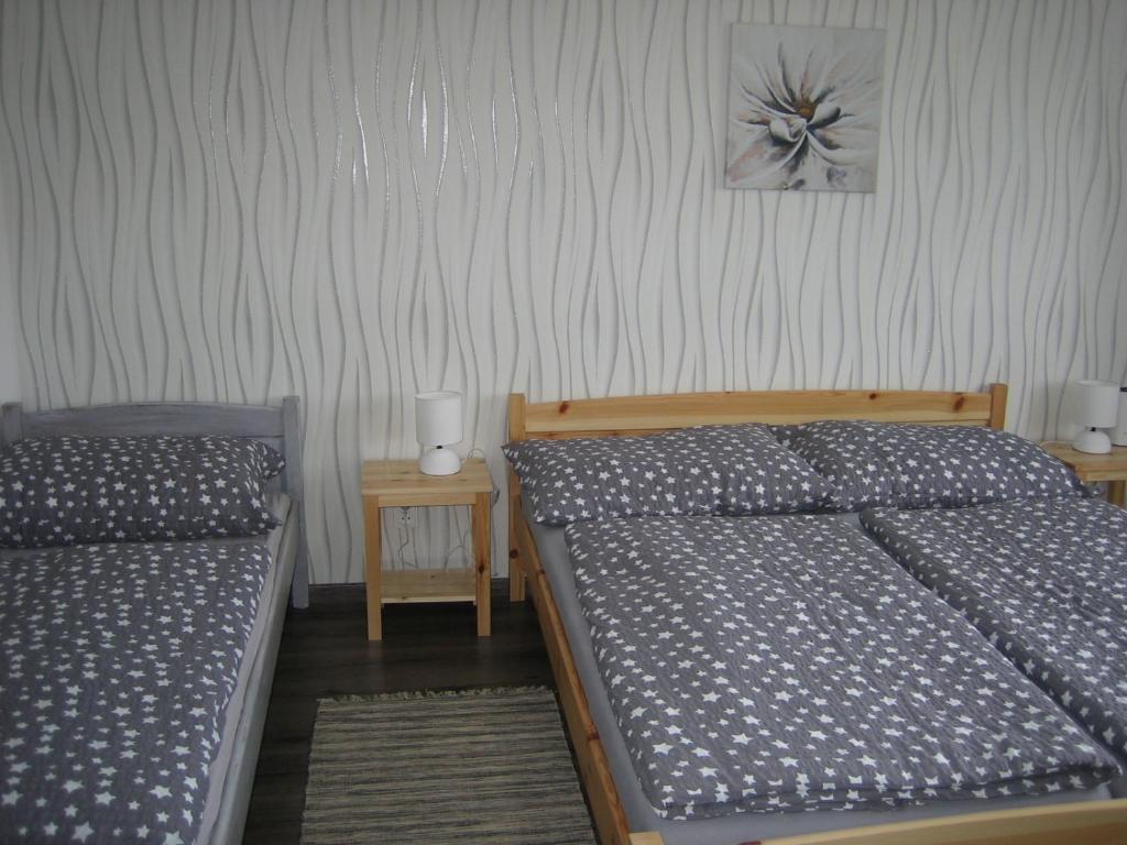 Postel nebo postele na pokoji v ubytování Apartmány Polepy