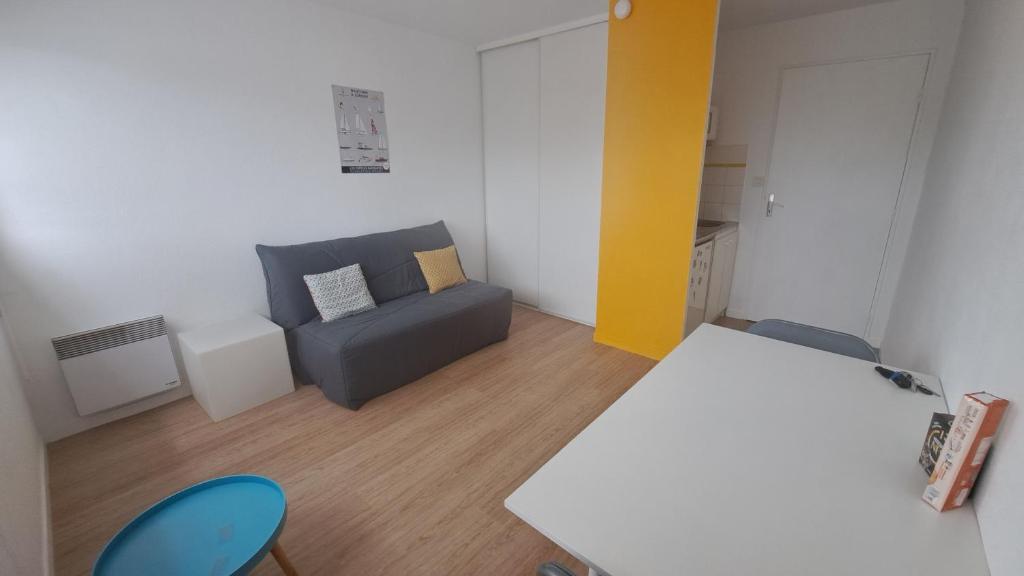 Posezení v ubytování Studio Vannes, 18m2