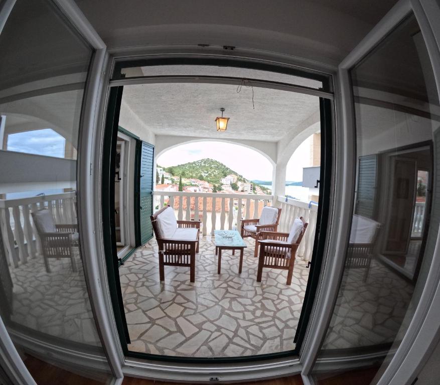 Balkón alebo terasa v ubytovaní Jadran Apartmani