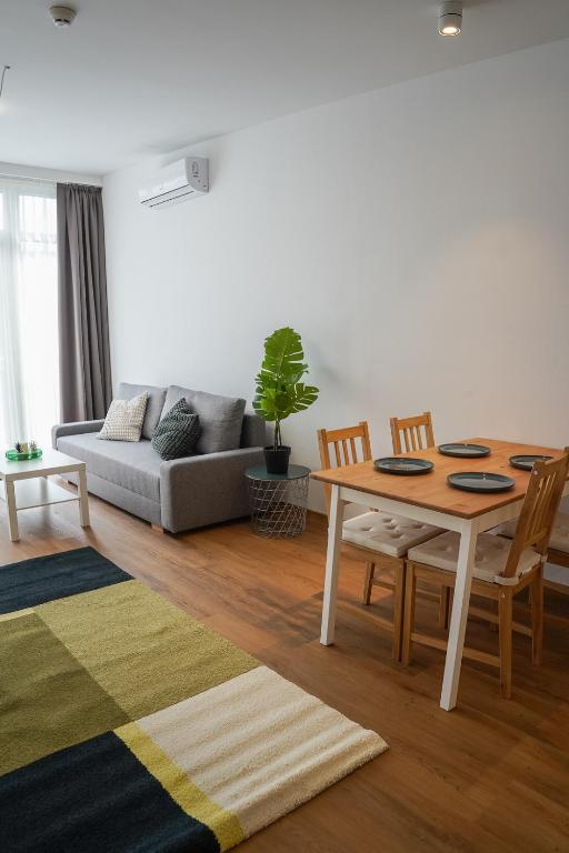 Posezení v ubytování DIAMOND Luxury Apartments
