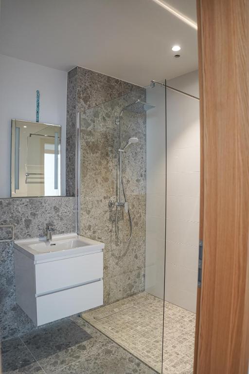 Koupelna v ubytování DIAMOND Luxury Apartments