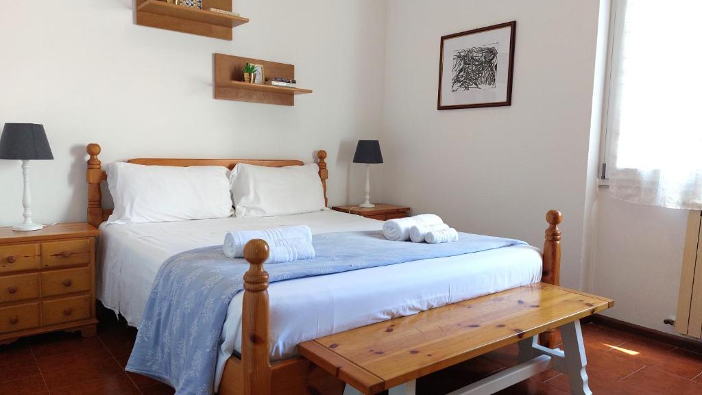 Una cama o camas en una habitación de Civico 19