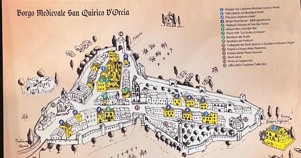 Fotografie z fotogalerie ubytování BORGO MEDIEVALE SAN QUIRICO D'ORCIA B&B - Capitano Collection - Albergo diffuso v destinaci San Quirico dʼOrcia