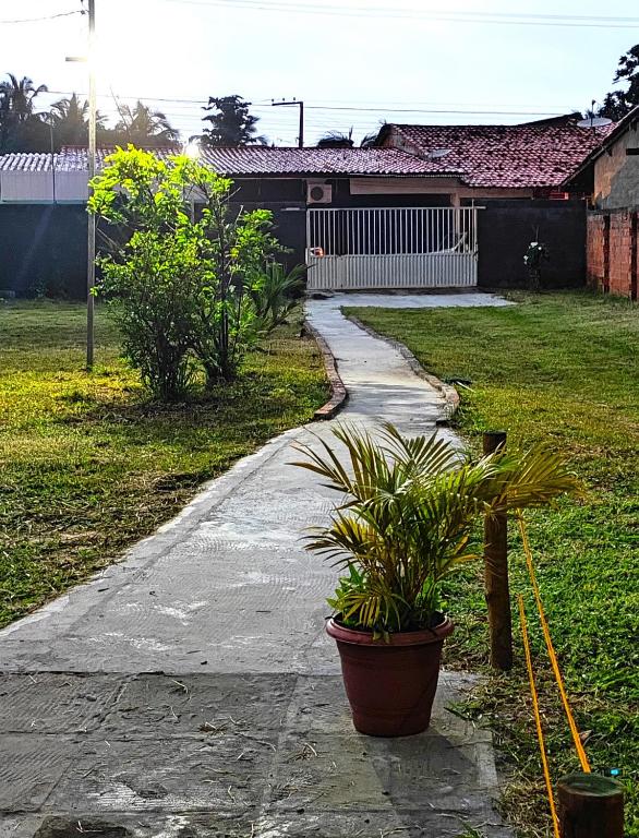 Zahrada ubytování Casa de Temporada03-ChalePortaldoParaiso