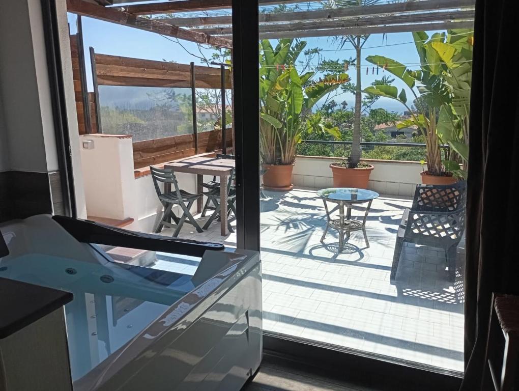 A balcony or terrace at B&B Villa Lidia