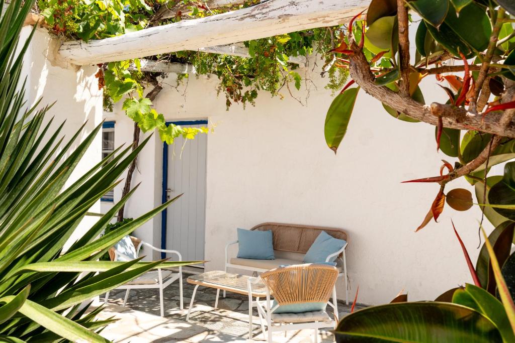 Zahrada ubytování Naoussa Hotel Paros by Booking Kottas
