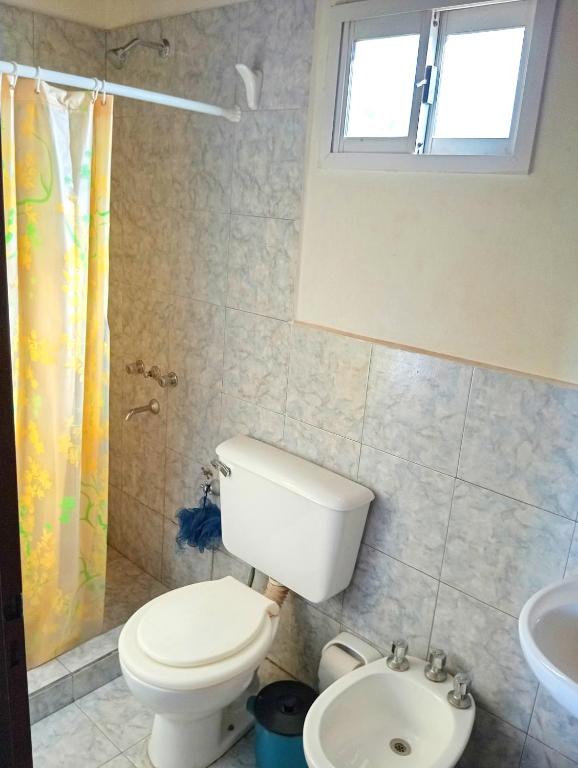 Koupelna v ubytování Alojamientos Lilu