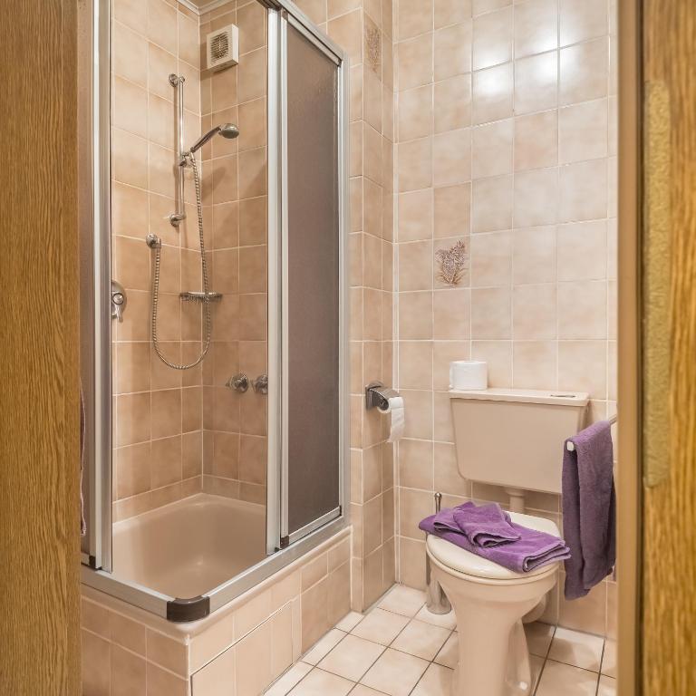 Koupelna v ubytování Gasthof Alte Post