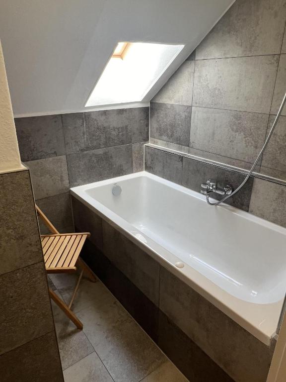 Koupelna v ubytování Studio Apartment Frühauf Geithain