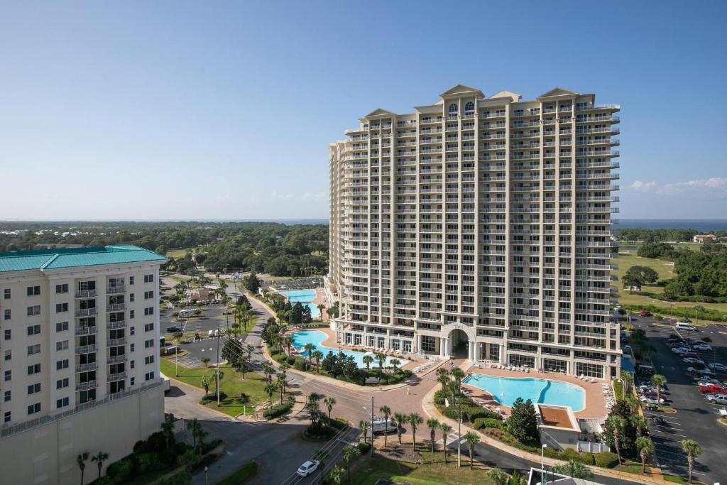 an aerial view of a large apartment building at Ariel Dunes I Unit 1209 Gulf view in Destin
