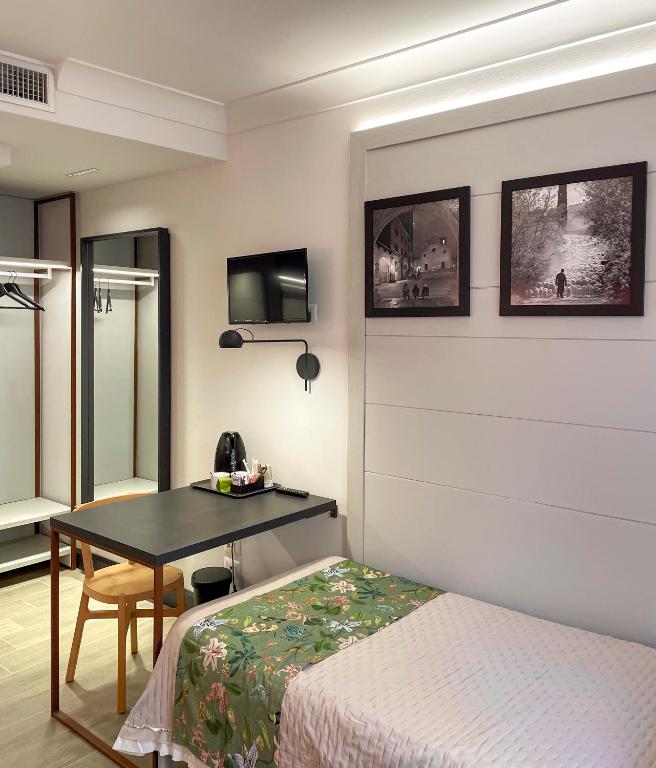 TV a/nebo společenská místnost v ubytování Duccio Nacci Rooms- Guesthouse