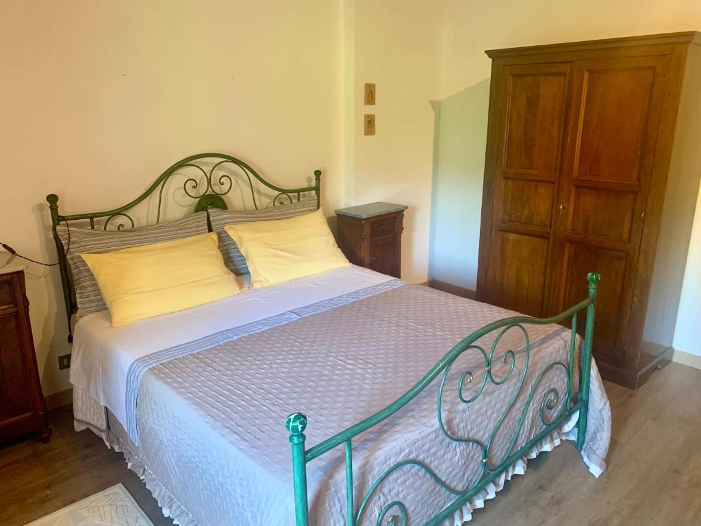 Posteľ alebo postele v izbe v ubytovaní Villa del lago