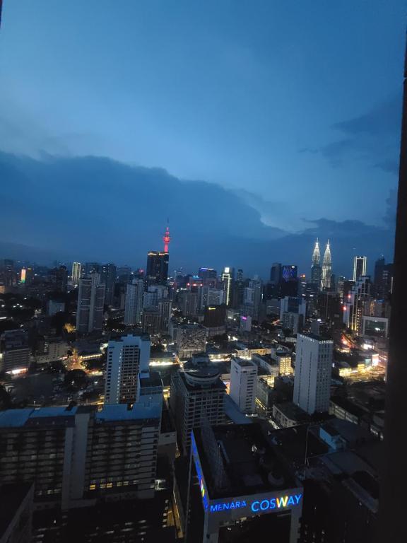 Nespecifikovaný výhled na destinaci Kuala Lumpur nebo výhled na město při pohledu z penzionu