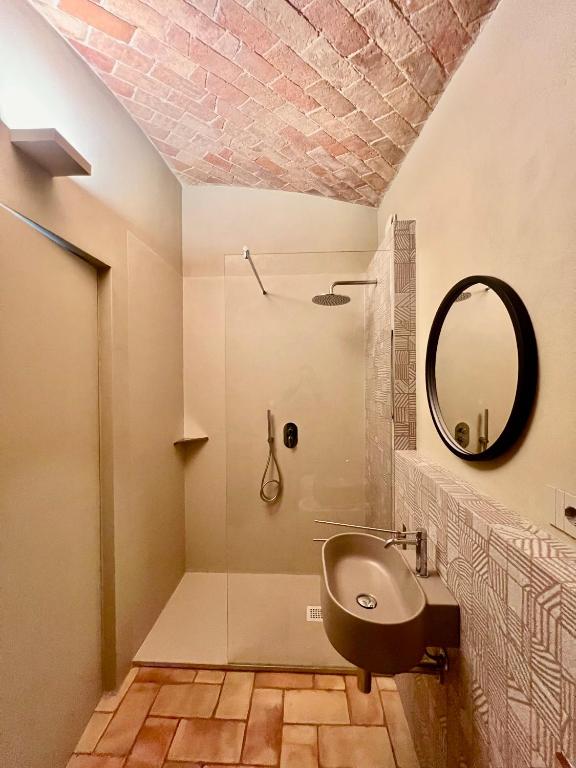 Koupelna v ubytování Relais Dal Cavaliere