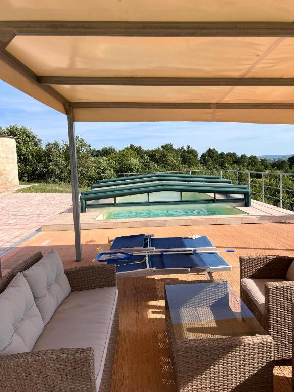Bazén v ubytování Podere Abbazia b&b nebo v jeho okolí