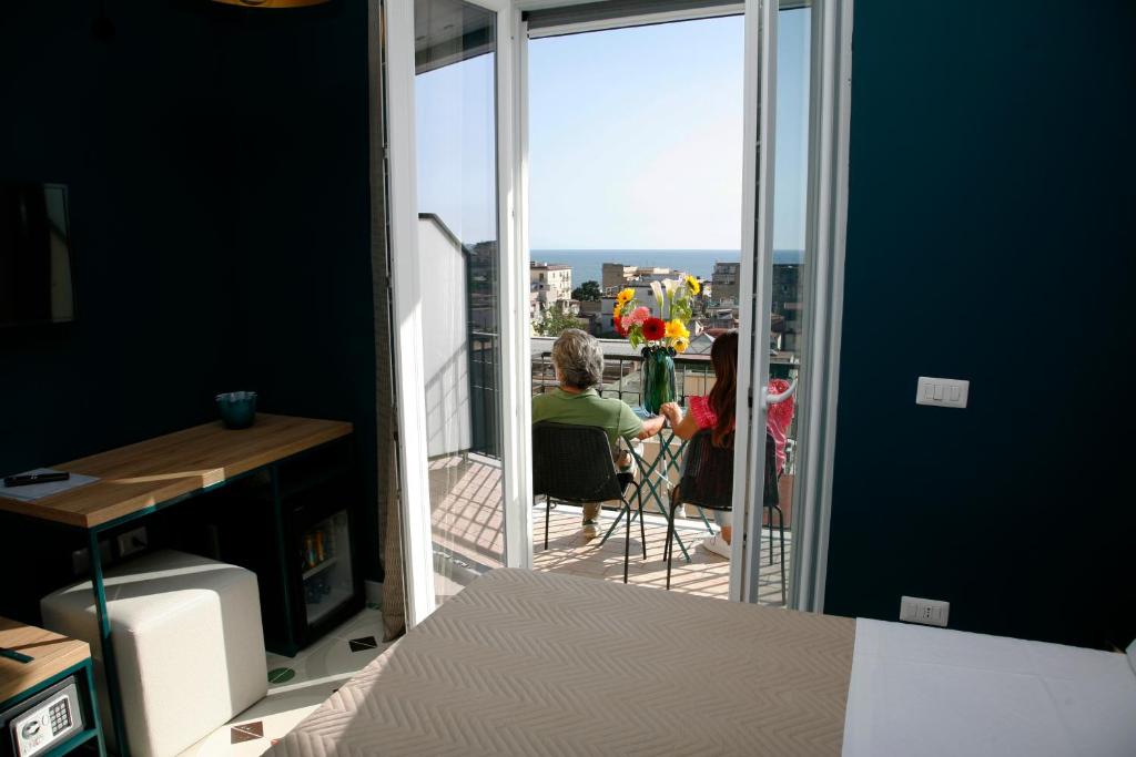 Balkón nebo terasa v ubytování B & B Casa Portanova
