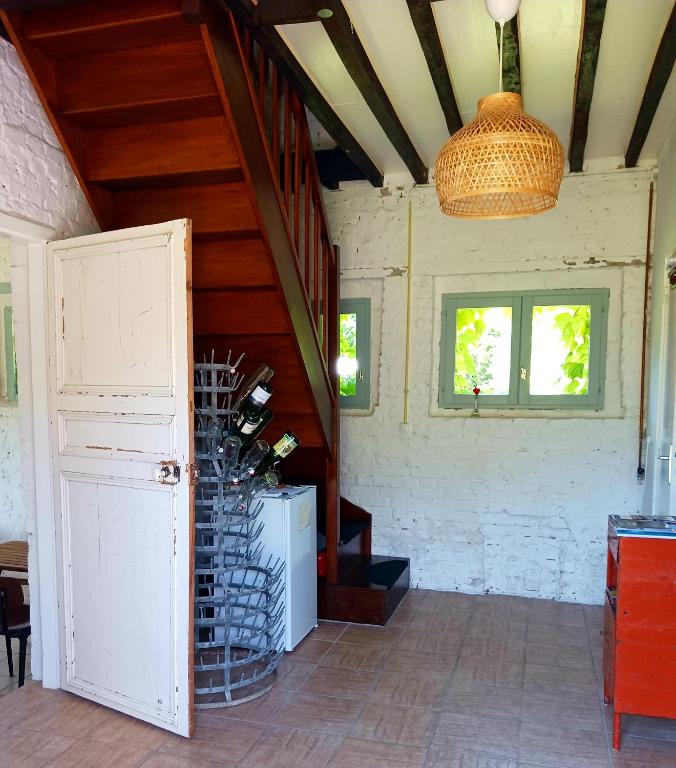 Kuchyň nebo kuchyňský kout v ubytování Château Machiel