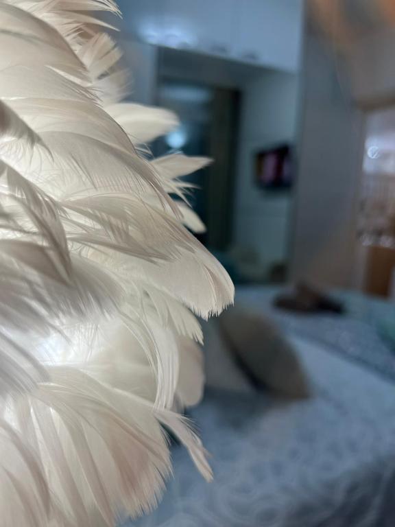 Postel nebo postele na pokoji v ubytování Apartman Milos, privatan parking