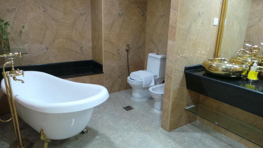 Koupelna v ubytování Al Dar Inn Hotel Apartment