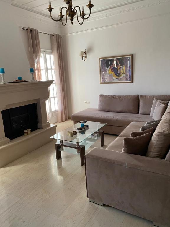 Posezení v ubytování Zante Sunset House