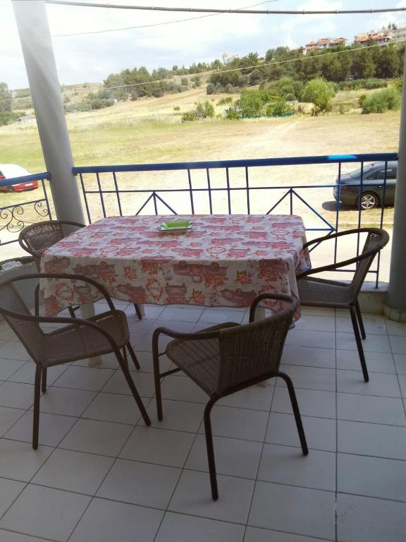 Balkón nebo terasa v ubytování Delasera House