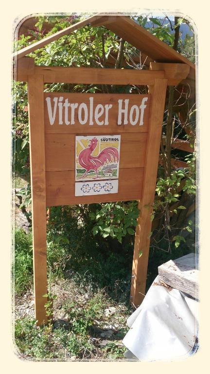 Certifikát, hodnocení, plakát nebo jiný dokument vystavený v ubytování Vitroler Hof