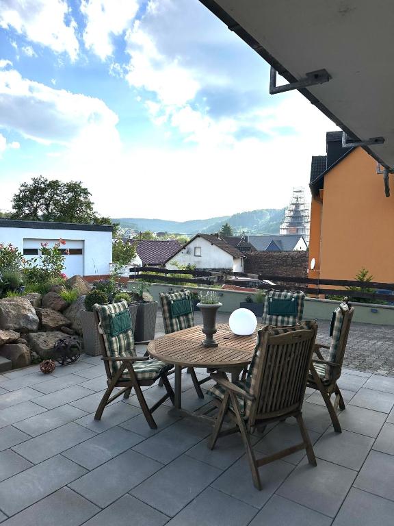 Nespecifikovaný výhled na hory nebo výhled na hory při pohledu z apartmánu