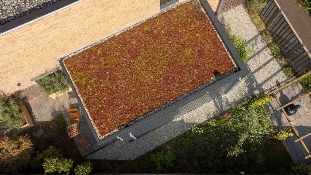 Zahrada ubytování Eco lodge Utrecht Leidsche Rijn