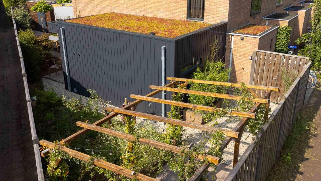 Zahrada ubytování Eco lodge Utrecht Leidsche Rijn