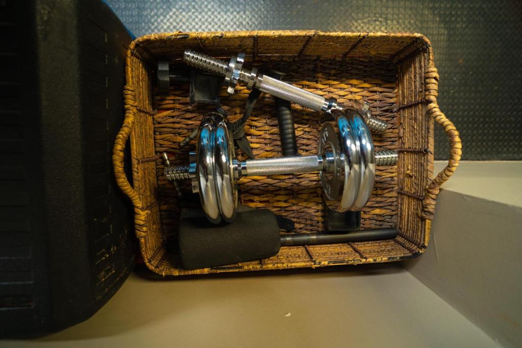 Fitness centrum a/nebo fitness zařízení v ubytování Hotel Suites Corazón Mexicano