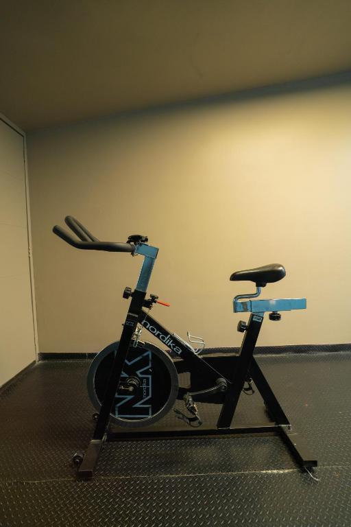 Fitness centrum a/nebo fitness zařízení v ubytování Hotel Suites Corazón Mexicano