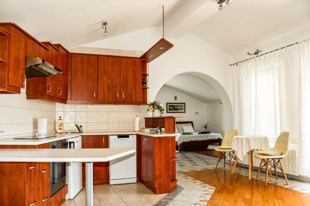 Kuchyňa alebo kuchynka v ubytovaní Apartment Zanic