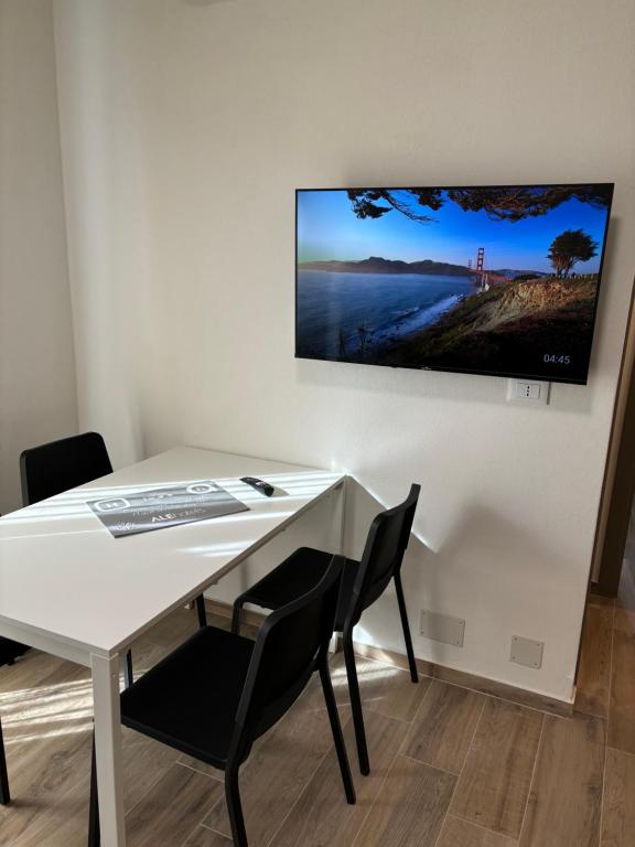 En TV eller et underholdningssystem på Lugano 41 by ALEhotels