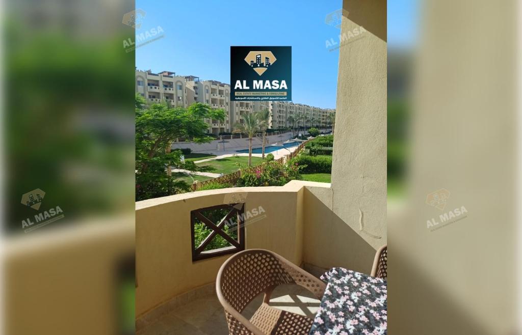 Balkón nebo terasa v ubytování شاليه 3 غرف فندقي بقريه ستيلا هايتس