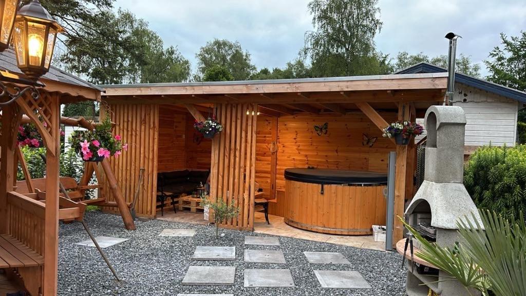 Zahrada ubytování Chalet Harmony Lux Privé Wellness