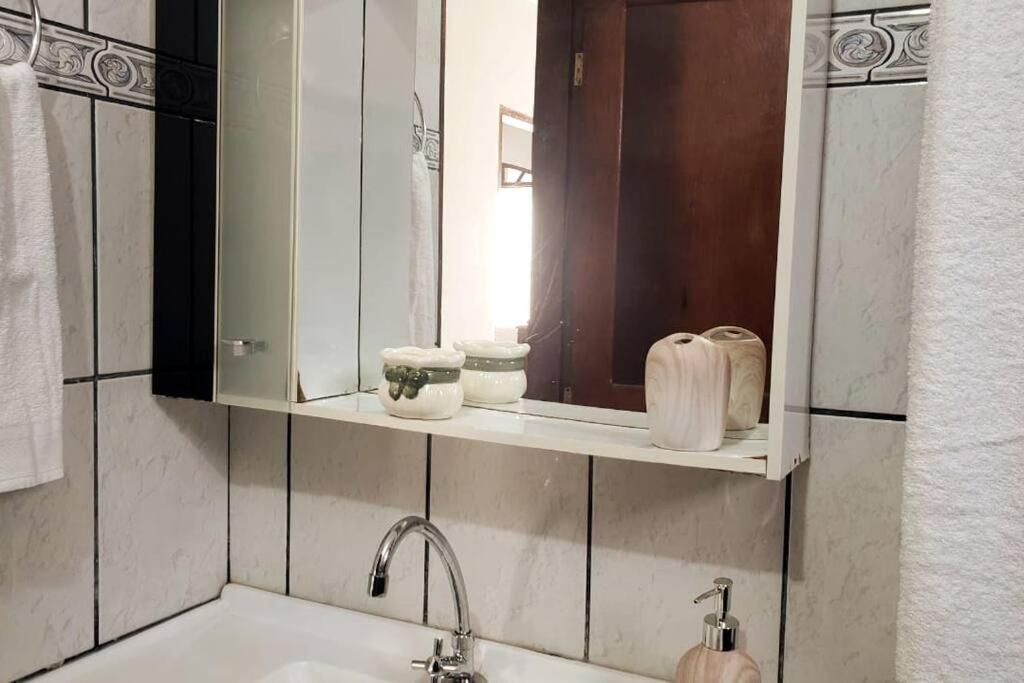 Koupelna v ubytování CASA DA PRAÇA Ibicoara - a melhor hospedagem