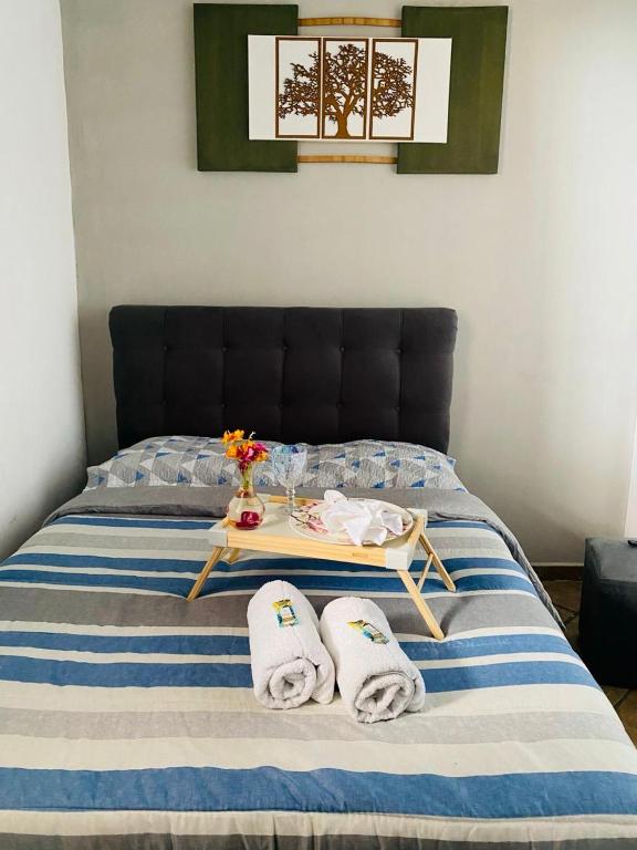 Postel nebo postele na pokoji v ubytování Hostel Anprado 1