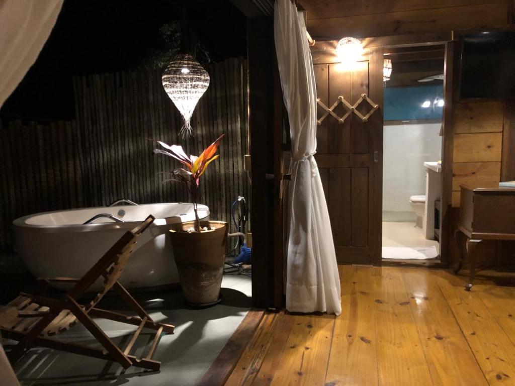 Koupelna v ubytování Casa Ocean Trancoso