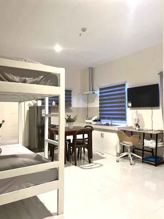 Kuchyň nebo kuchyňský kout v ubytování Amar Residence