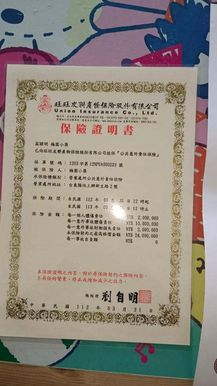 Fotografie z fotogalerie ubytování 梅園小築民宿 v destinaci Chishang