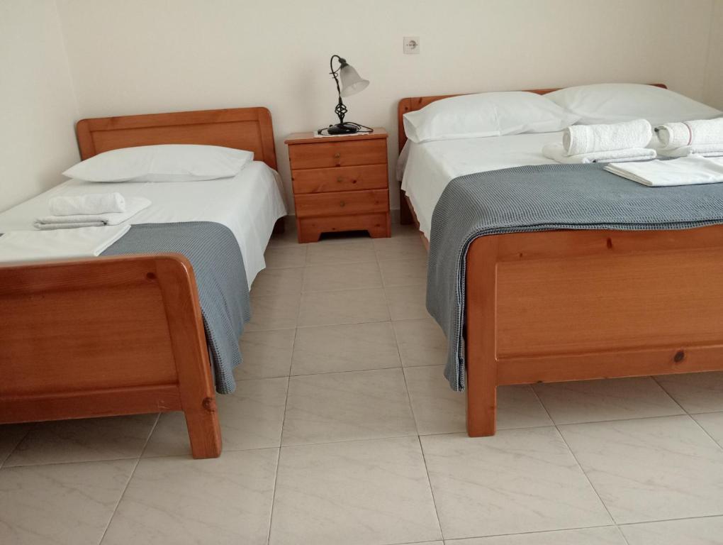 Postel nebo postele na pokoji v ubytování Tatiana`s apartments