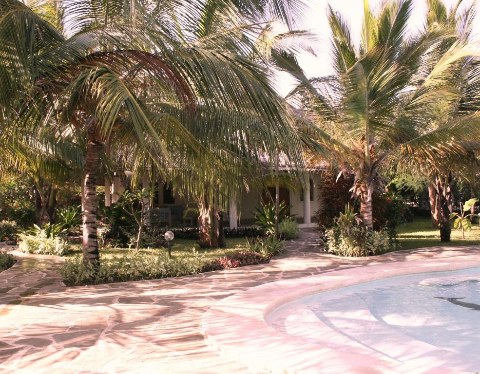 Zahrada ubytování Baobab Village