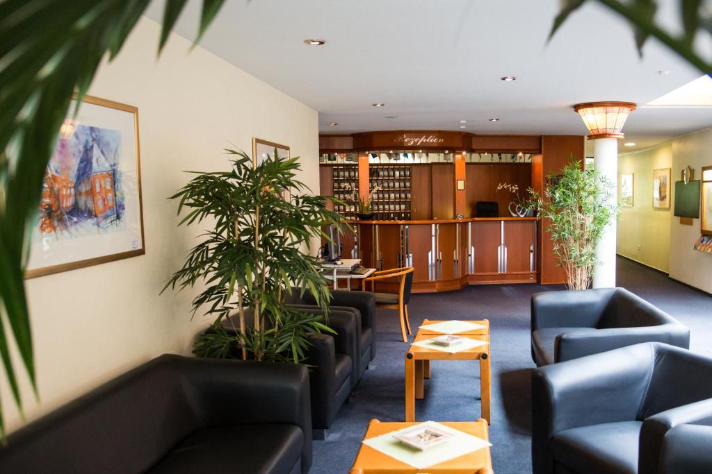 Posezení v ubytování Hotel Ostfriesen Hof