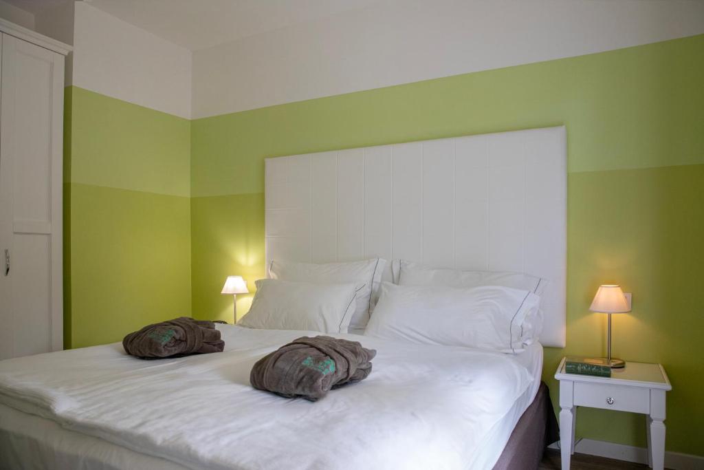 Postel nebo postele na pokoji v ubytování Palace Hotel San Pietro