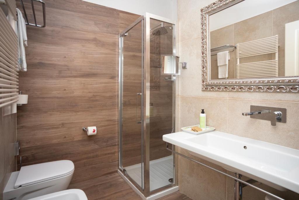 Koupelna v ubytování Palace Hotel San Pietro