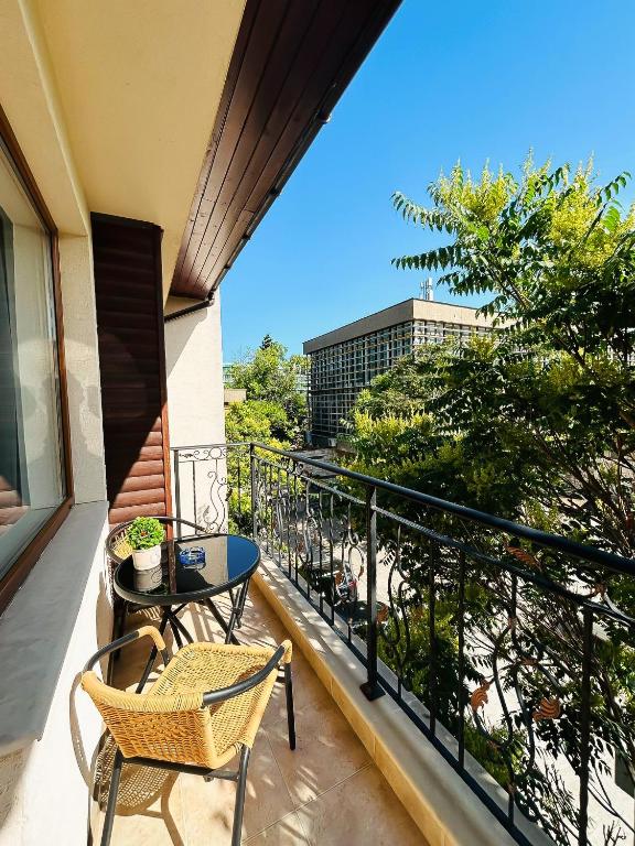 Balkón nebo terasa v ubytování Family Hotel Helios