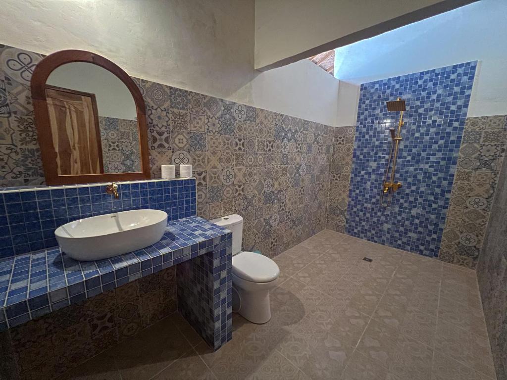 Koupelna v ubytování Bae Gili Inn