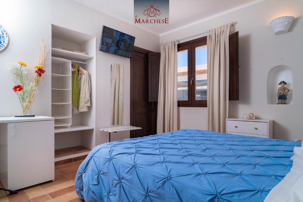 Postel nebo postele na pokoji v ubytování Il Marchese Hotel & Spa
